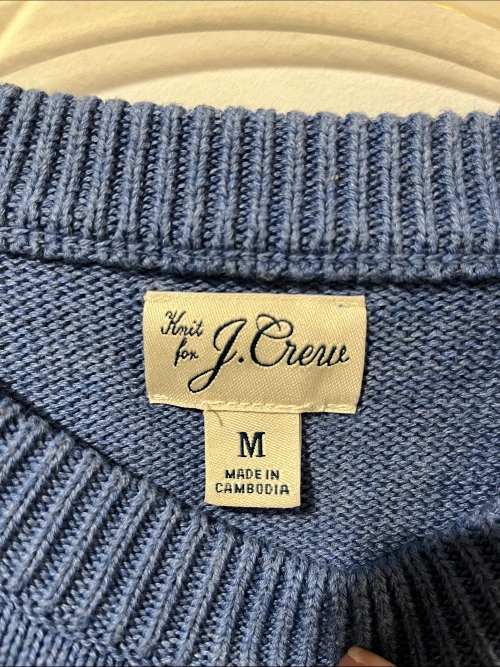 J. Crew unisex Crewneck Sweater in Dusty Blue/medium
